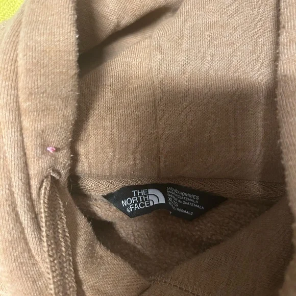 The North Face Tan Pullover Hoodie Sweatshirt - Picture 2 of 2